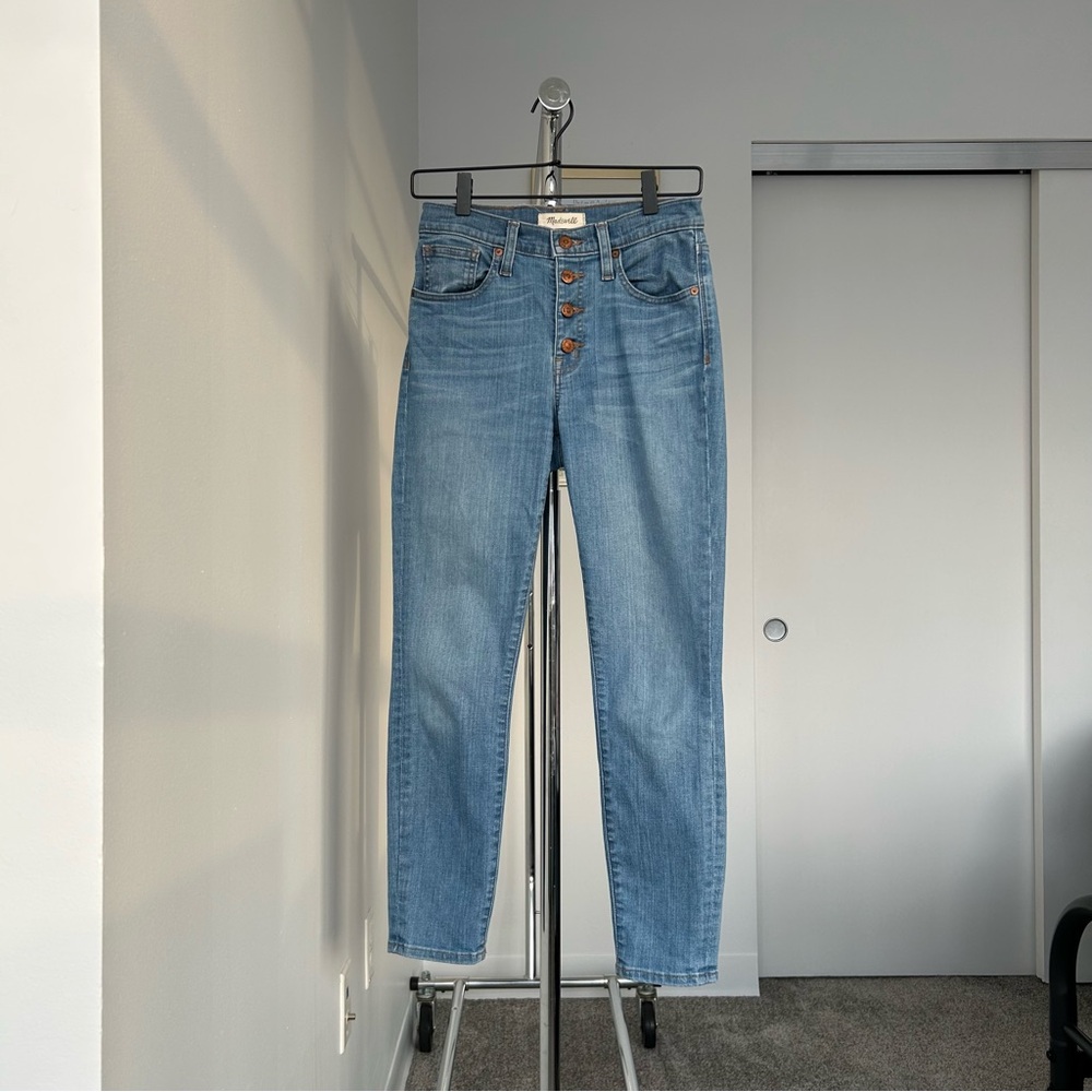 Madewell button up high-waisted jeans